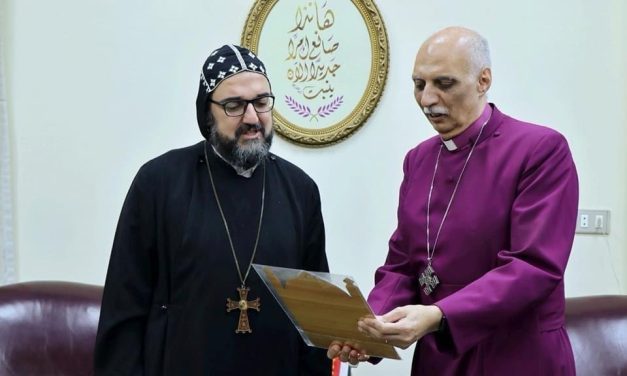 رئيس الأساقفة يستقبل الكنيسة السريانية للتهنئة بالعيد