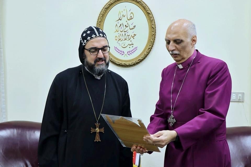 رئيس الأساقفة يستقبل الكنيسة السريانية للتهنئة بالعيد