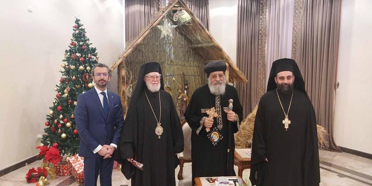 كنيسة الروم الارثوذكس تهنئ الكنيسة القبطية بعيد الميلاد المجيد