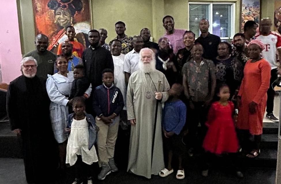 البابا ثيودروس في أبوجا عاصمة نيجيريا