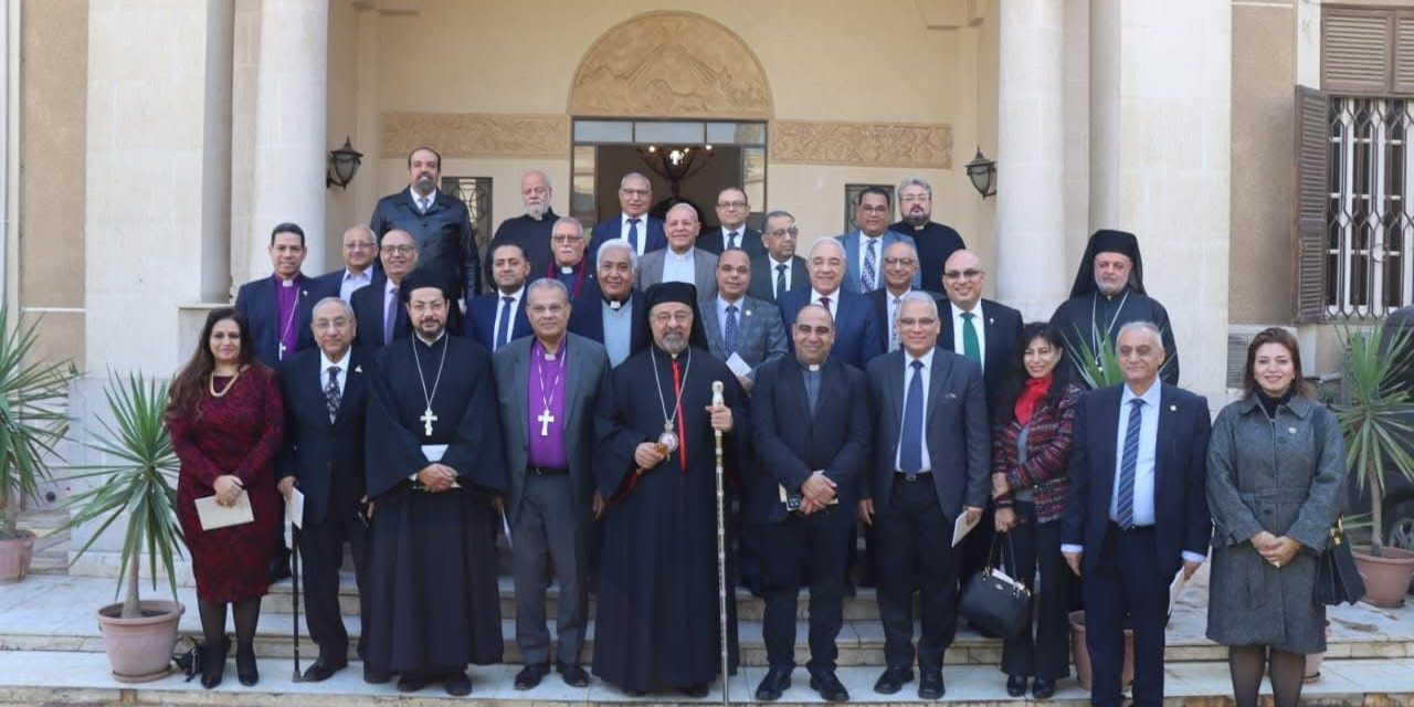 بطريرك الأقباط الكاثوليك يستقبل رئيس الطائفة الإنجيلية للتهنئة بعيد الميلاد المجيد