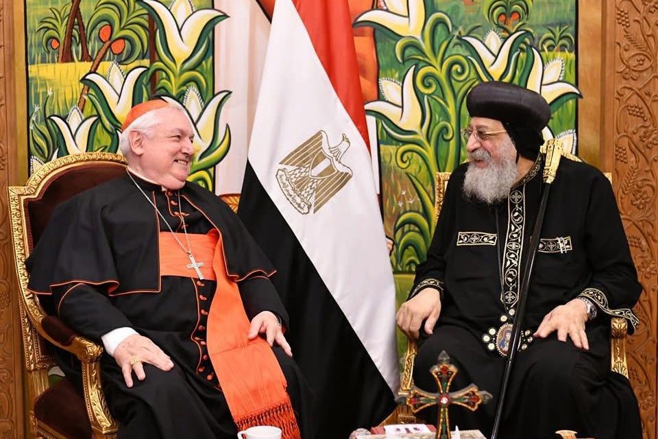 قداسة البابا تواضروس يستقبل رئيس أساقفة مارسيليا