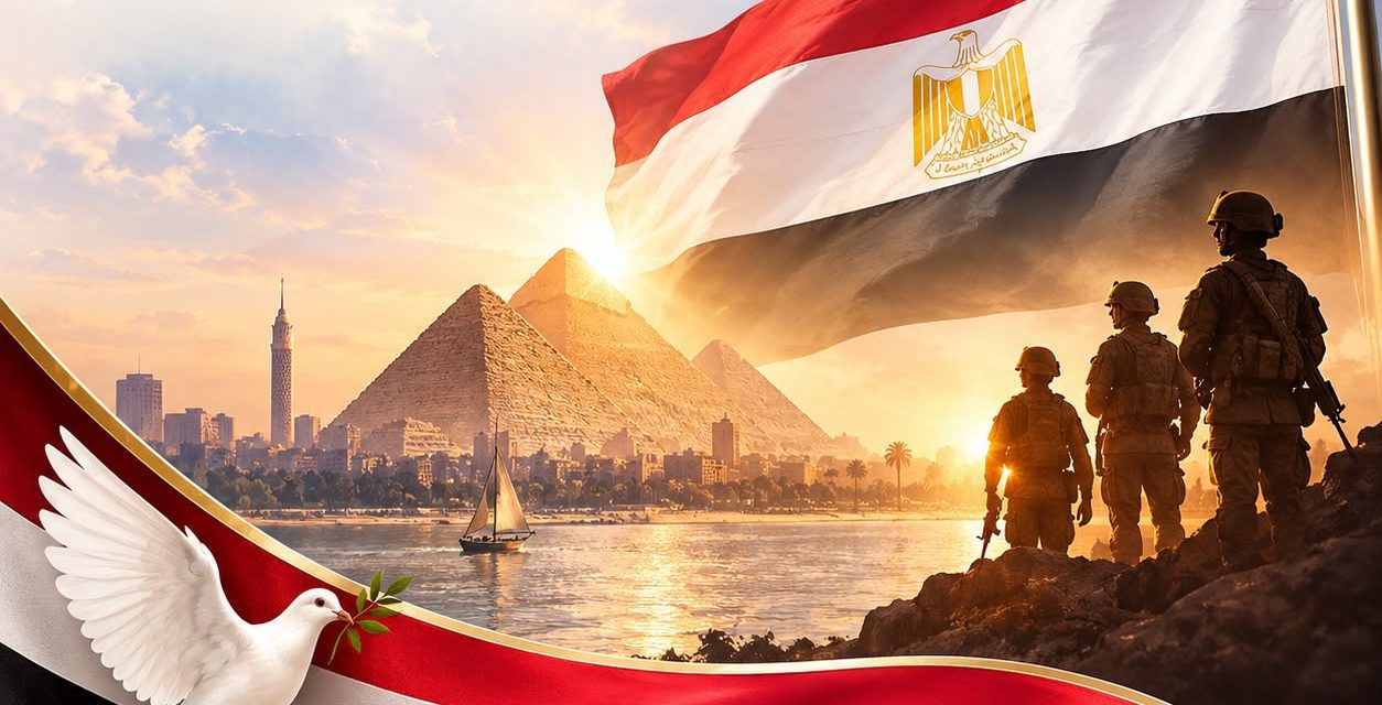 تهنئة بمناسبة الذكرى الثالثة والخمسين لانتصارات أكتوبر المجيدة